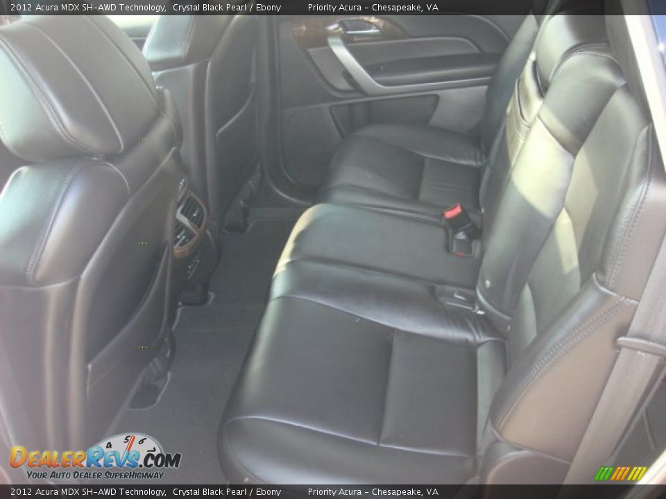 2012 Acura MDX SH-AWD Technology Crystal Black Pearl / Ebony Photo #12