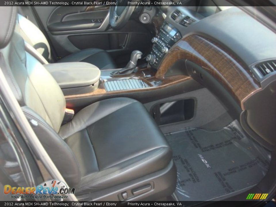 2012 Acura MDX SH-AWD Technology Crystal Black Pearl / Ebony Photo #14