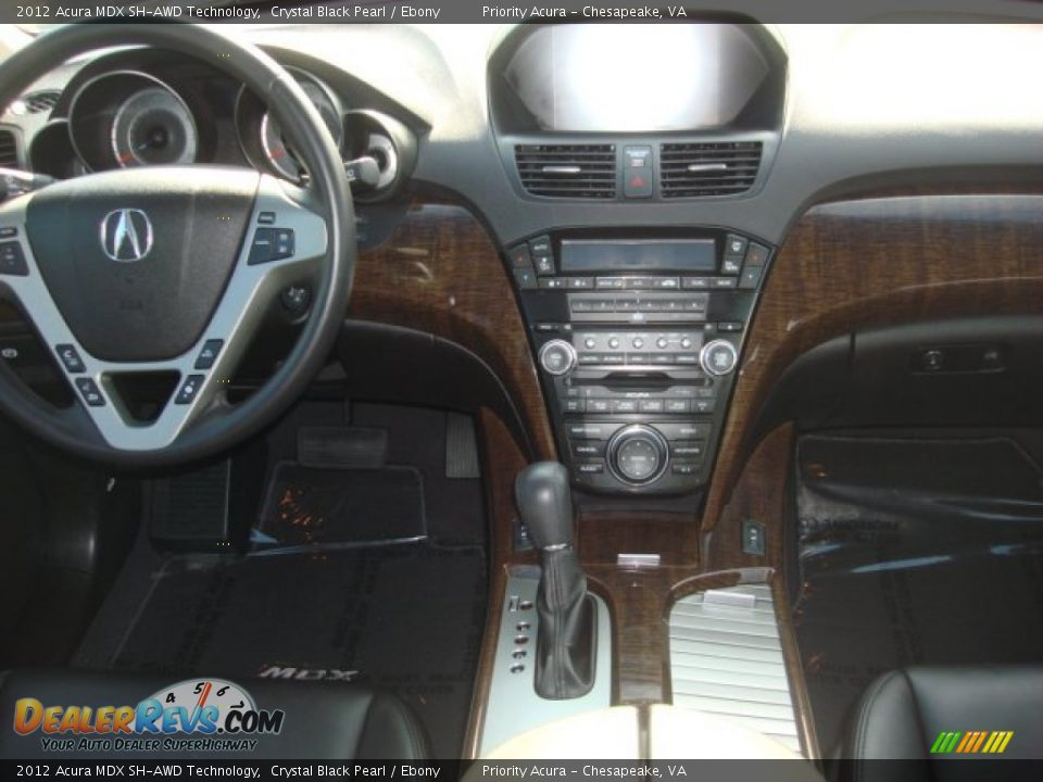 2012 Acura MDX SH-AWD Technology Crystal Black Pearl / Ebony Photo #16
