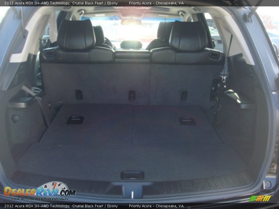 2012 Acura MDX SH-AWD Technology Crystal Black Pearl / Ebony Photo #17