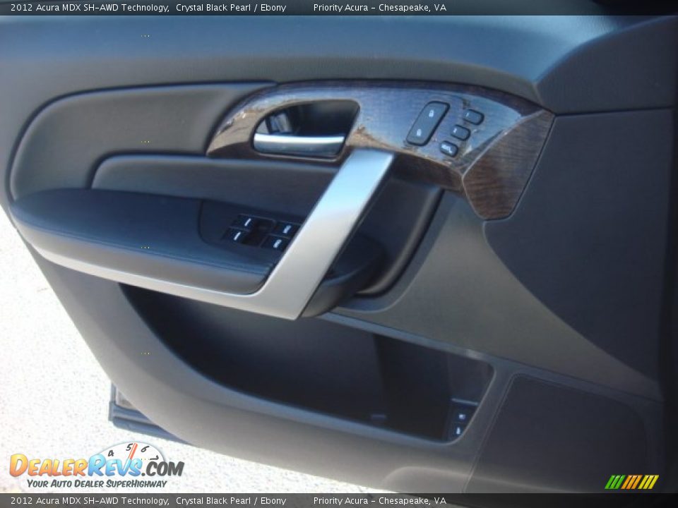 2012 Acura MDX SH-AWD Technology Crystal Black Pearl / Ebony Photo #18
