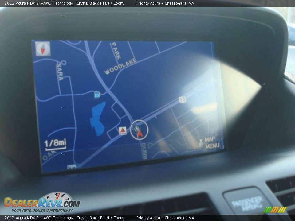 2012 Acura MDX SH-AWD Technology Crystal Black Pearl / Ebony Photo #21