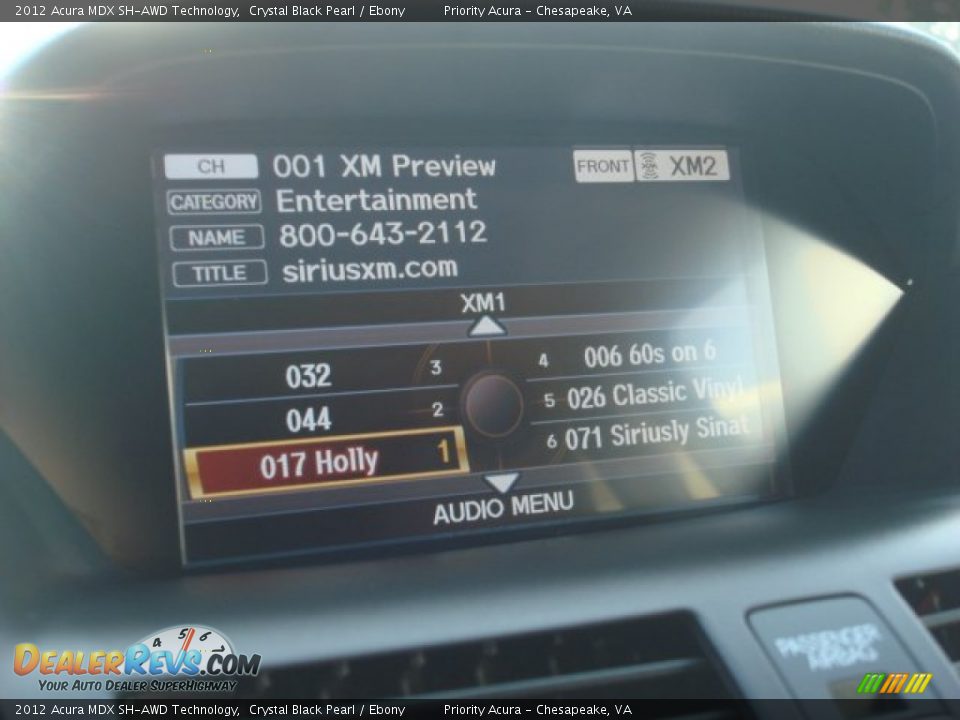 2012 Acura MDX SH-AWD Technology Crystal Black Pearl / Ebony Photo #22