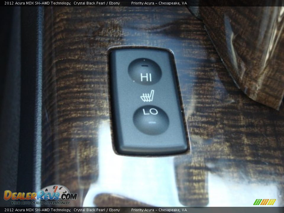 2012 Acura MDX SH-AWD Technology Crystal Black Pearl / Ebony Photo #23