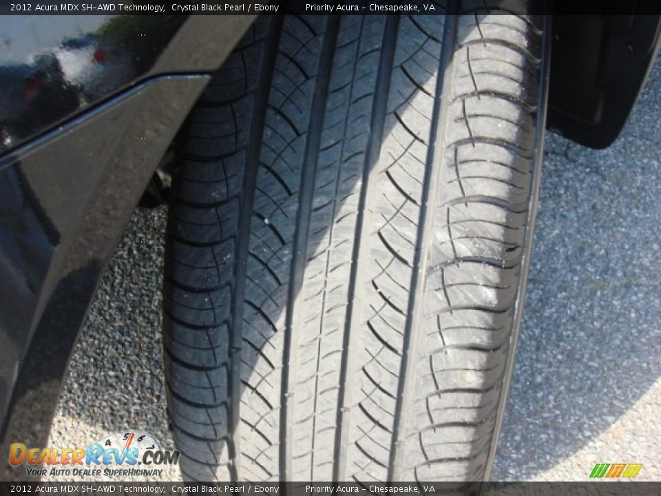 2012 Acura MDX SH-AWD Technology Crystal Black Pearl / Ebony Photo #27