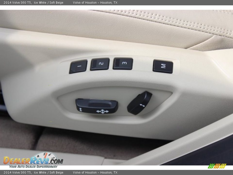 2014 Volvo S60 T5 Ice White / Soft Beige Photo #13