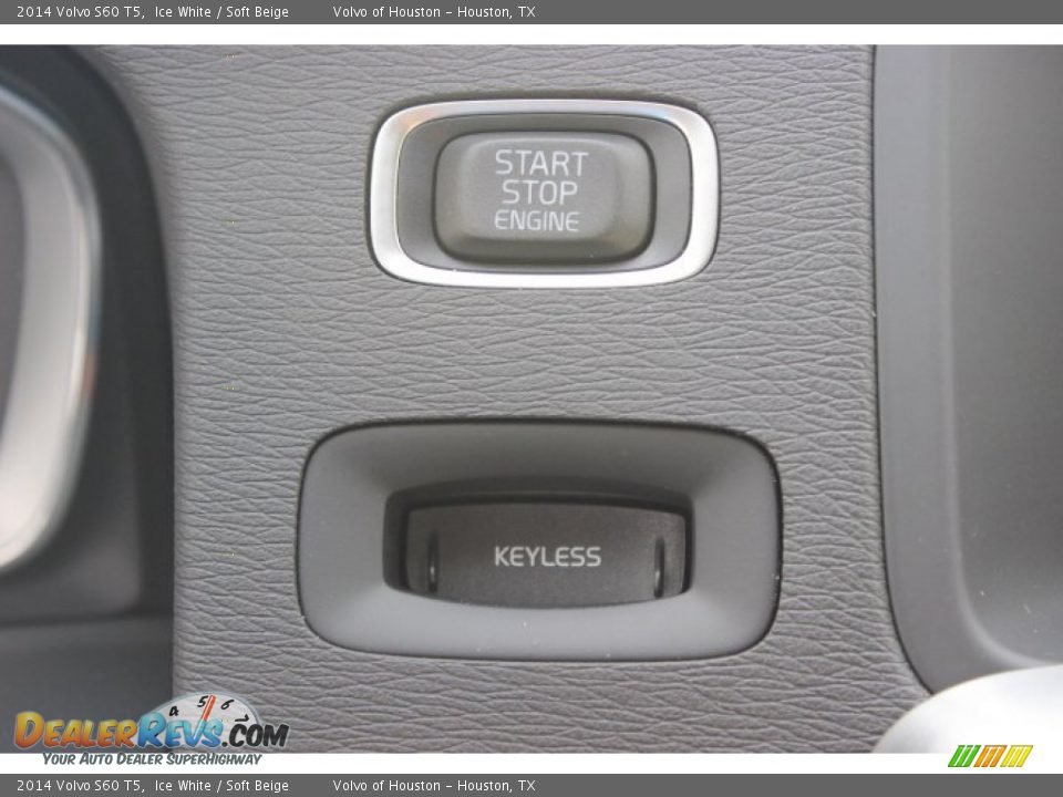 2014 Volvo S60 T5 Ice White / Soft Beige Photo #19