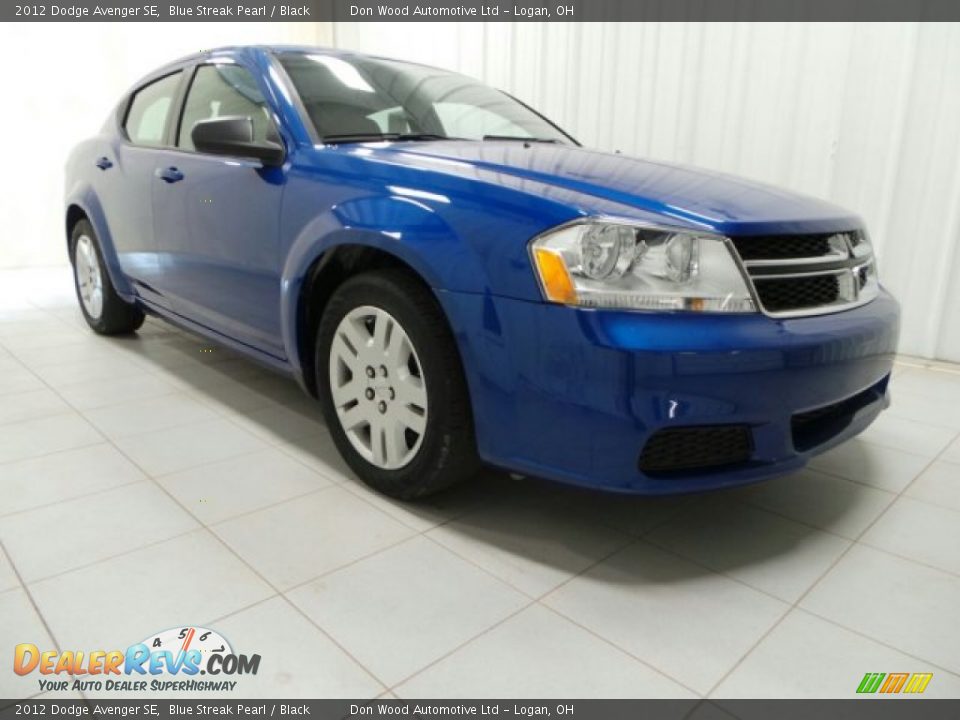 2012 Dodge Avenger SE Blue Streak Pearl / Black Photo #1