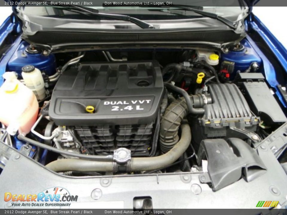2012 Dodge Avenger SE Blue Streak Pearl / Black Photo #4