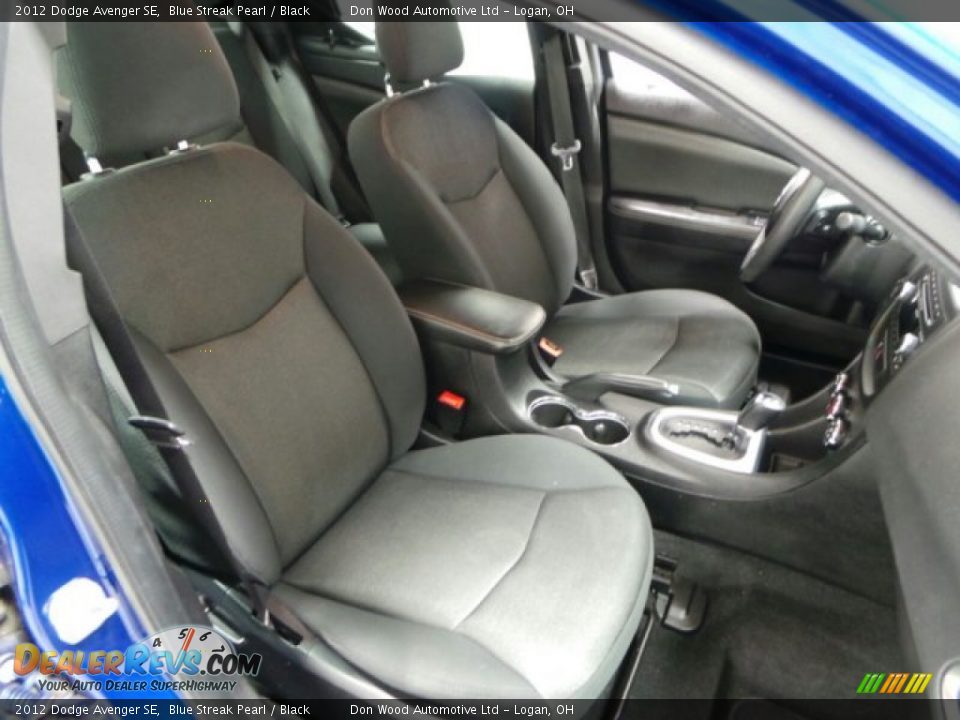 2012 Dodge Avenger SE Blue Streak Pearl / Black Photo #8