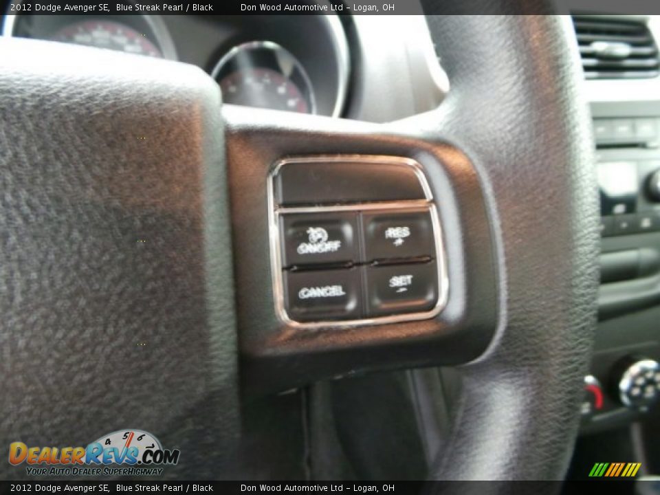 2012 Dodge Avenger SE Blue Streak Pearl / Black Photo #16