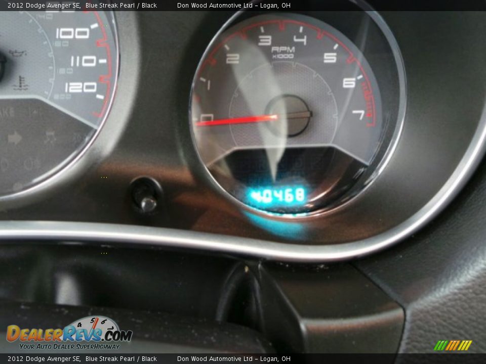 2012 Dodge Avenger SE Blue Streak Pearl / Black Photo #20