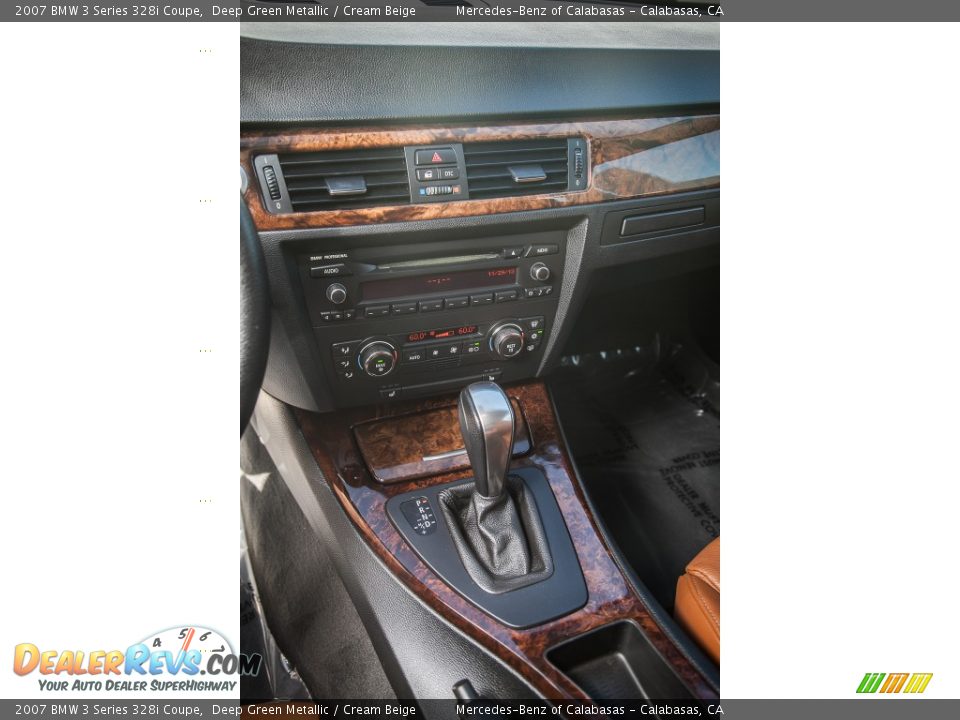 2007 BMW 3 Series 328i Coupe Deep Green Metallic / Cream Beige Photo #5