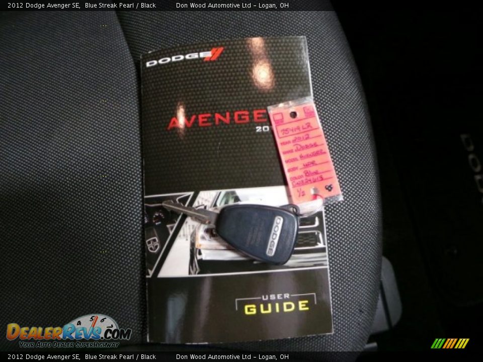 2012 Dodge Avenger SE Blue Streak Pearl / Black Photo #26