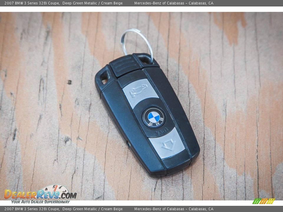 2007 BMW 3 Series 328i Coupe Deep Green Metallic / Cream Beige Photo #11