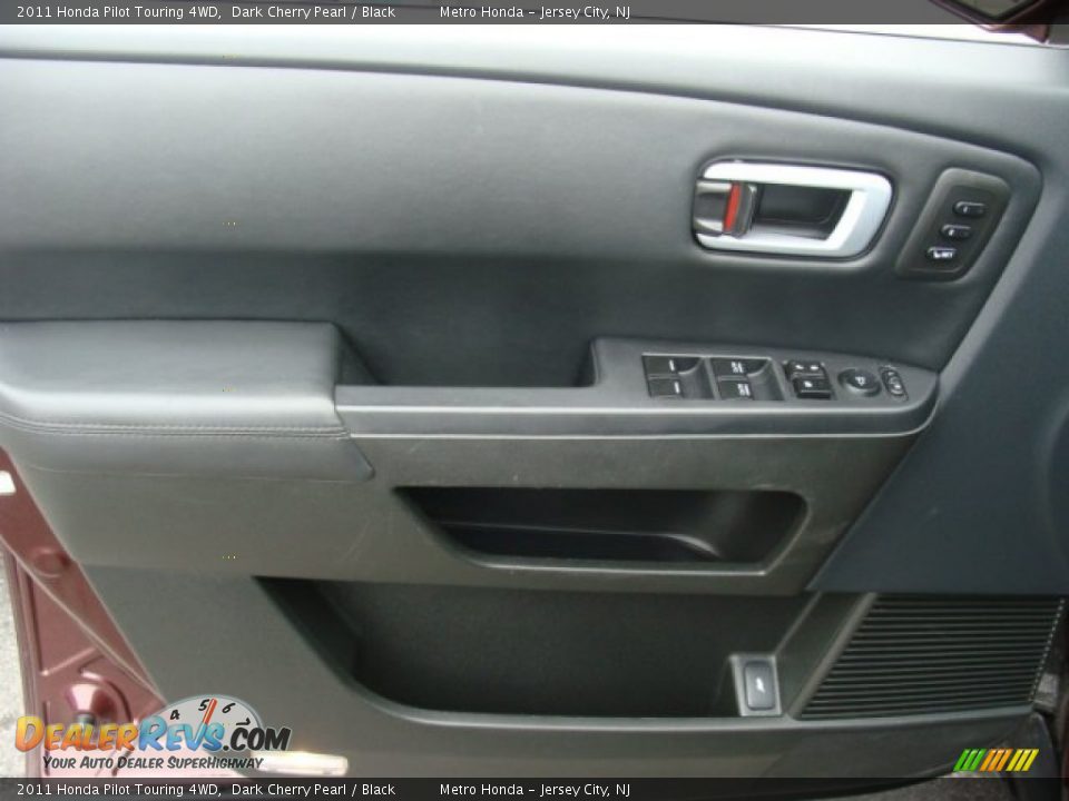 2011 Honda Pilot Touring 4WD Dark Cherry Pearl / Black Photo #7