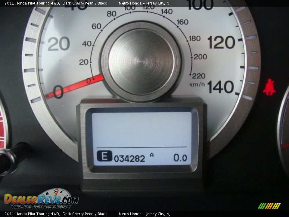 2011 Honda Pilot Touring 4WD Dark Cherry Pearl / Black Photo #11