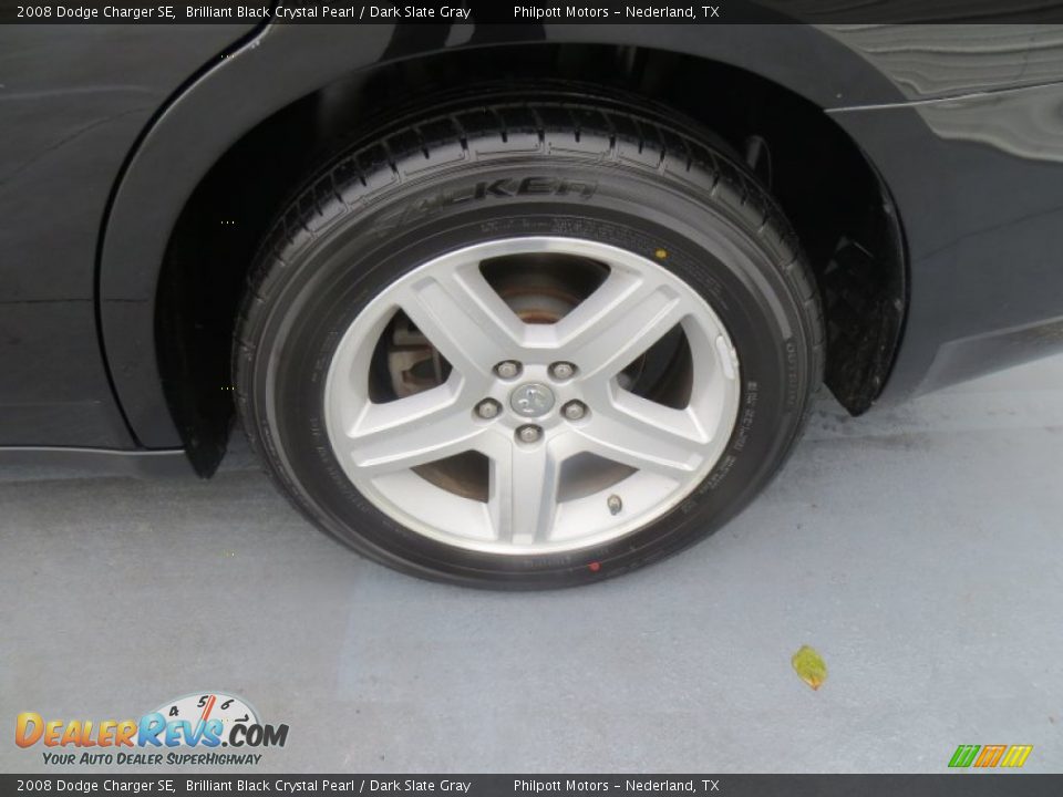 2008 Dodge Charger SE Brilliant Black Crystal Pearl / Dark Slate Gray Photo #13