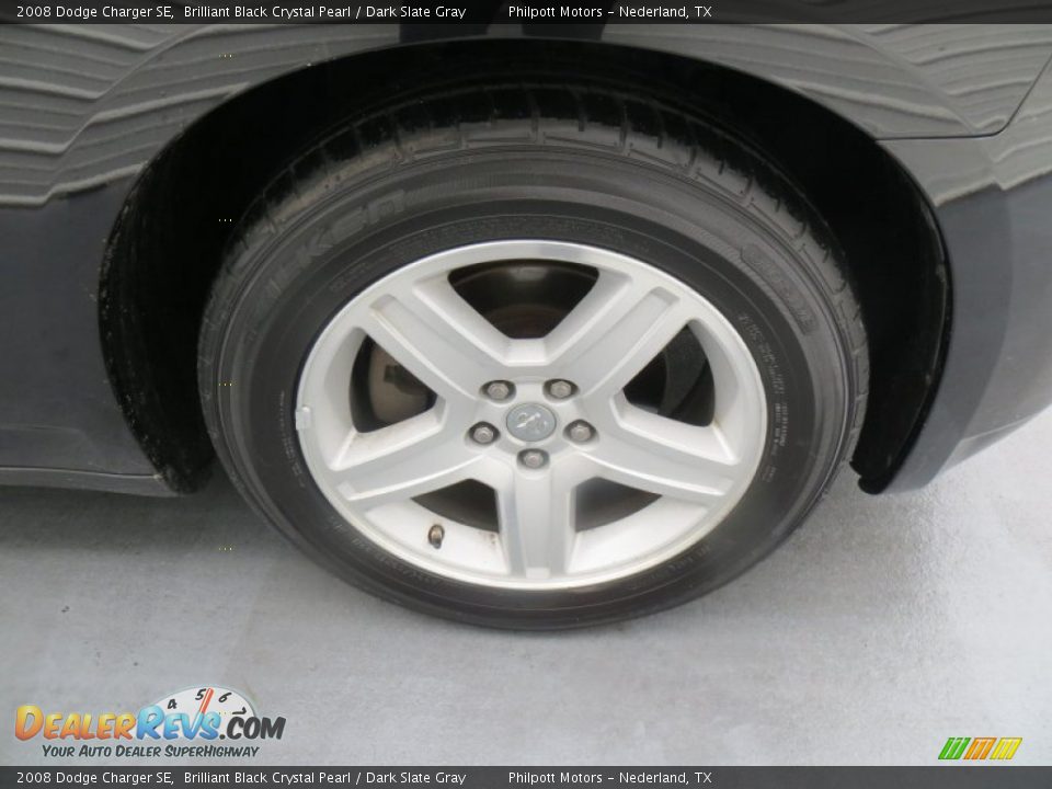 2008 Dodge Charger SE Brilliant Black Crystal Pearl / Dark Slate Gray Photo #15