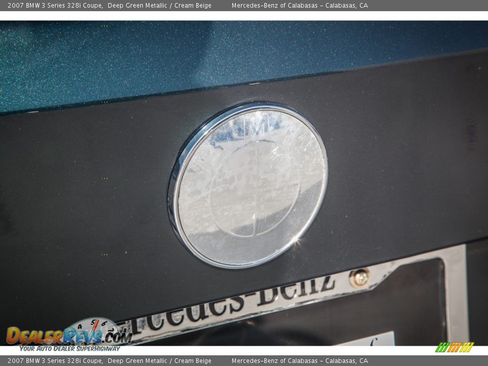 2007 BMW 3 Series 328i Coupe Deep Green Metallic / Cream Beige Photo #30