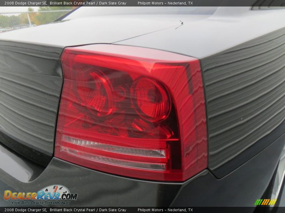 2008 Dodge Charger SE Brilliant Black Crystal Pearl / Dark Slate Gray Photo #17