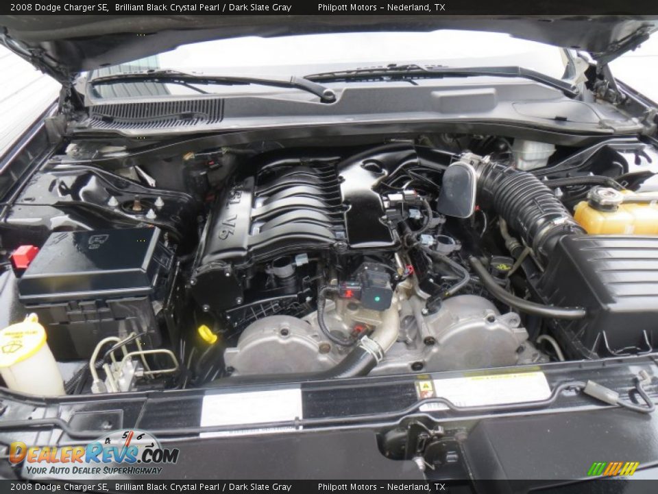 2008 Dodge Charger SE Brilliant Black Crystal Pearl / Dark Slate Gray Photo #20