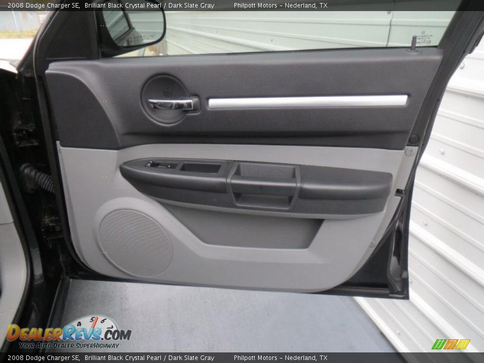 2008 Dodge Charger SE Brilliant Black Crystal Pearl / Dark Slate Gray Photo #21