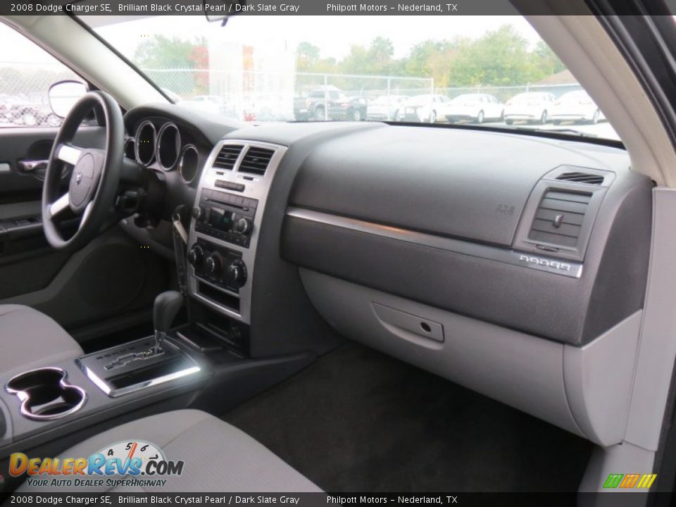 2008 Dodge Charger SE Brilliant Black Crystal Pearl / Dark Slate Gray Photo #22