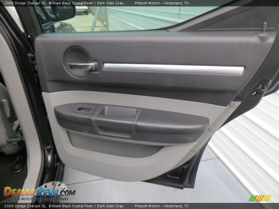 2008 Dodge Charger SE Brilliant Black Crystal Pearl / Dark Slate Gray Photo #24