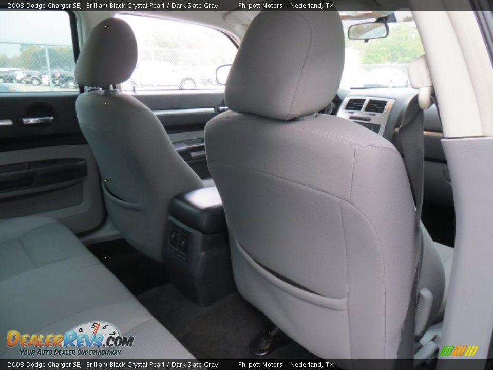 2008 Dodge Charger SE Brilliant Black Crystal Pearl / Dark Slate Gray Photo #25