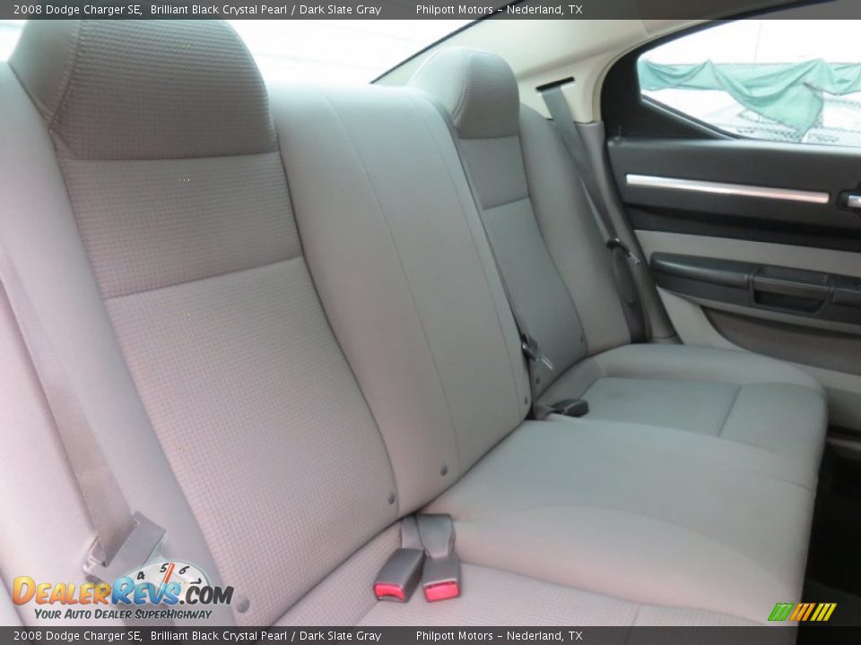 2008 Dodge Charger SE Brilliant Black Crystal Pearl / Dark Slate Gray Photo #26