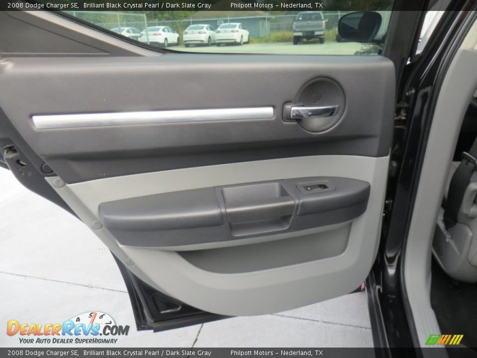 2008 Dodge Charger SE Brilliant Black Crystal Pearl / Dark Slate Gray Photo #28