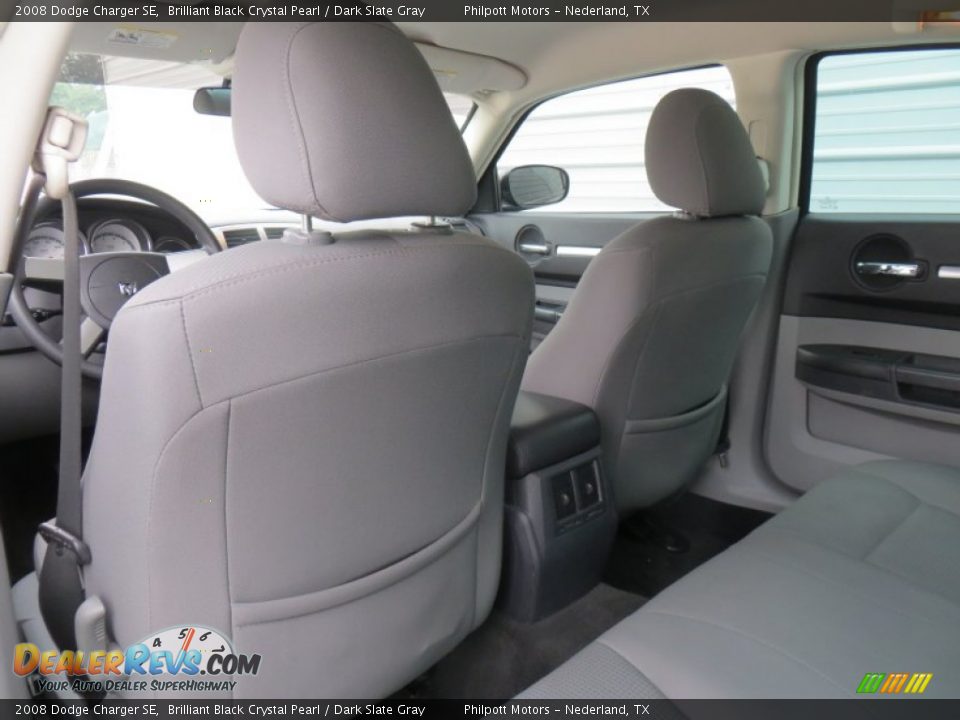 2008 Dodge Charger SE Brilliant Black Crystal Pearl / Dark Slate Gray Photo #29