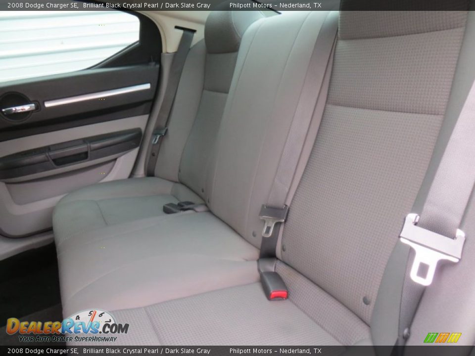 2008 Dodge Charger SE Brilliant Black Crystal Pearl / Dark Slate Gray Photo #30