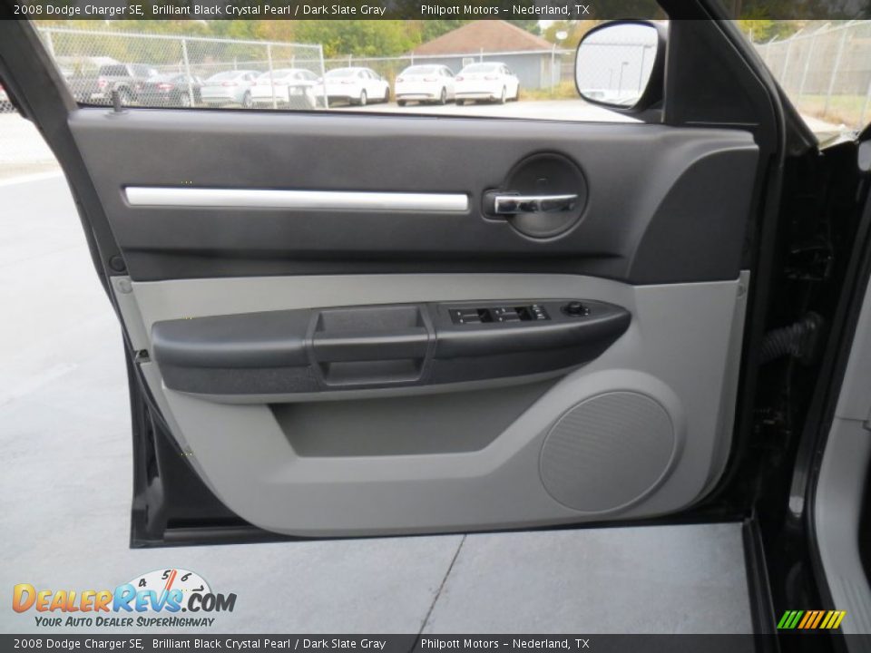 2008 Dodge Charger SE Brilliant Black Crystal Pearl / Dark Slate Gray Photo #31