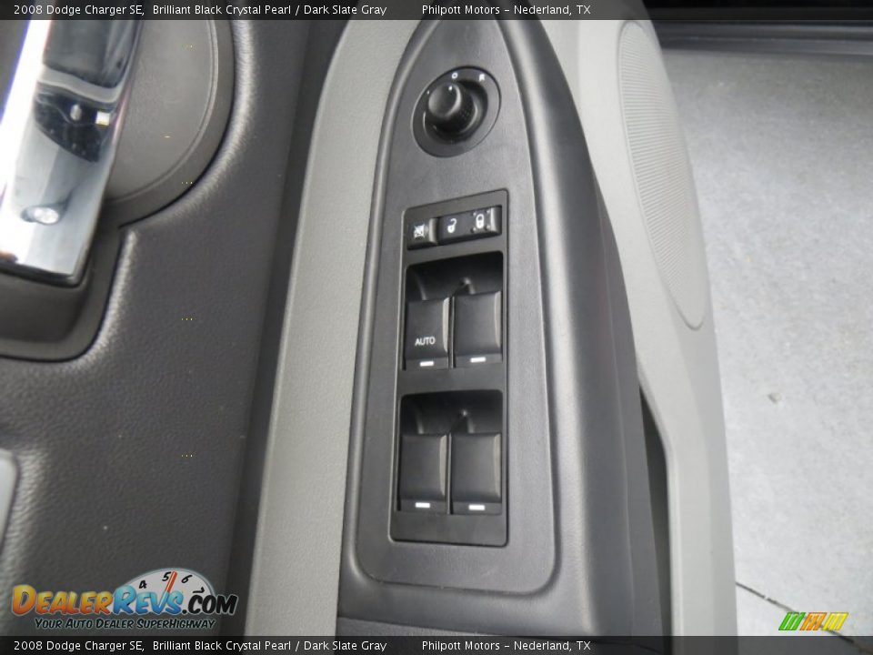 2008 Dodge Charger SE Brilliant Black Crystal Pearl / Dark Slate Gray Photo #32