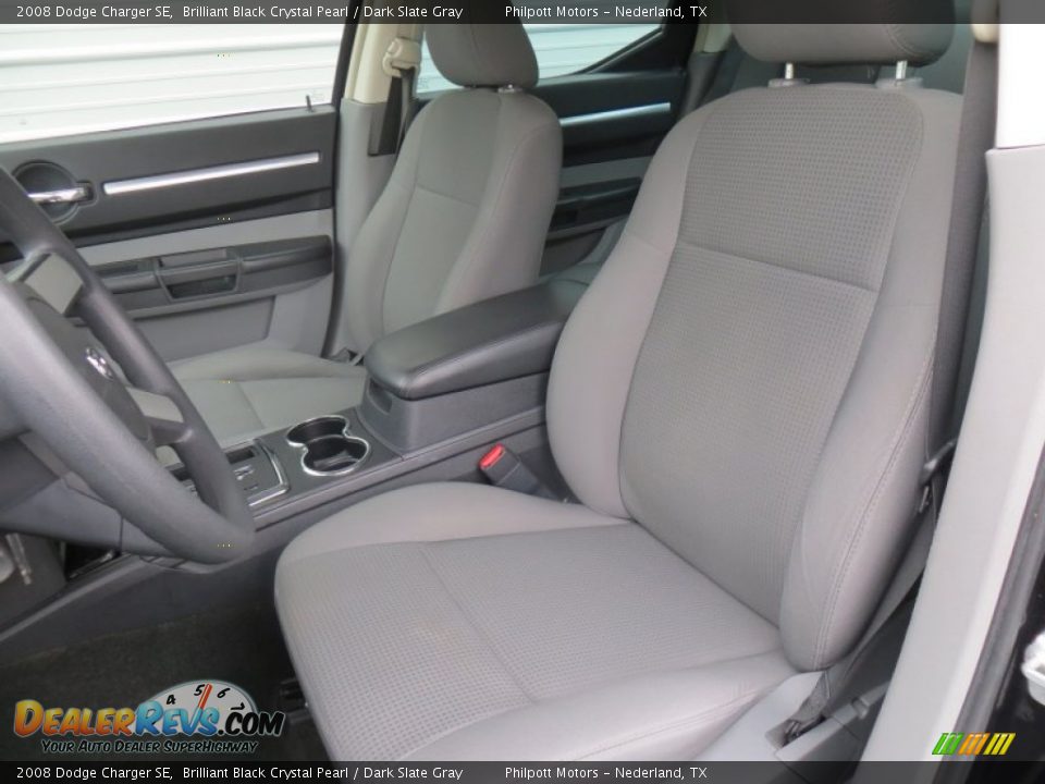 2008 Dodge Charger SE Brilliant Black Crystal Pearl / Dark Slate Gray Photo #34