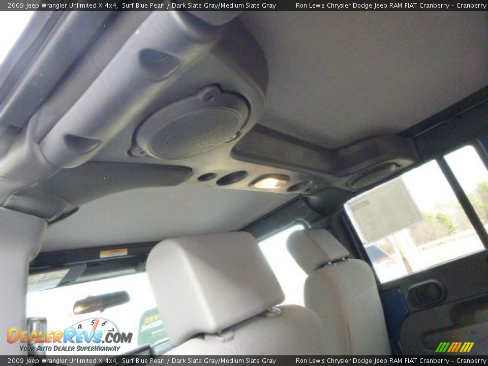 2009 Jeep Wrangler Unlimited X 4x4 Surf Blue Pearl / Dark Slate Gray/Medium Slate Gray Photo #14