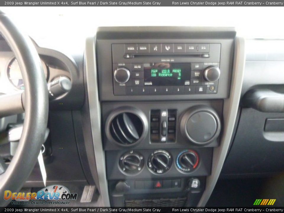 2009 Jeep Wrangler Unlimited X 4x4 Surf Blue Pearl / Dark Slate Gray/Medium Slate Gray Photo #16