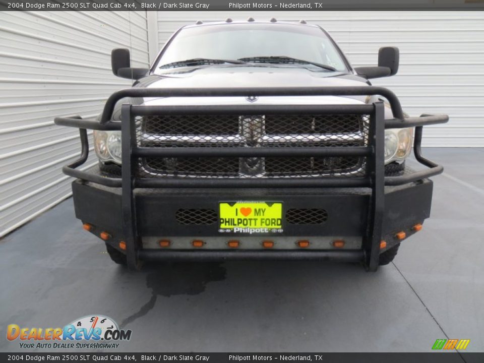 2004 Dodge Ram 2500 SLT Quad Cab 4x4 Black / Dark Slate Gray Photo #8