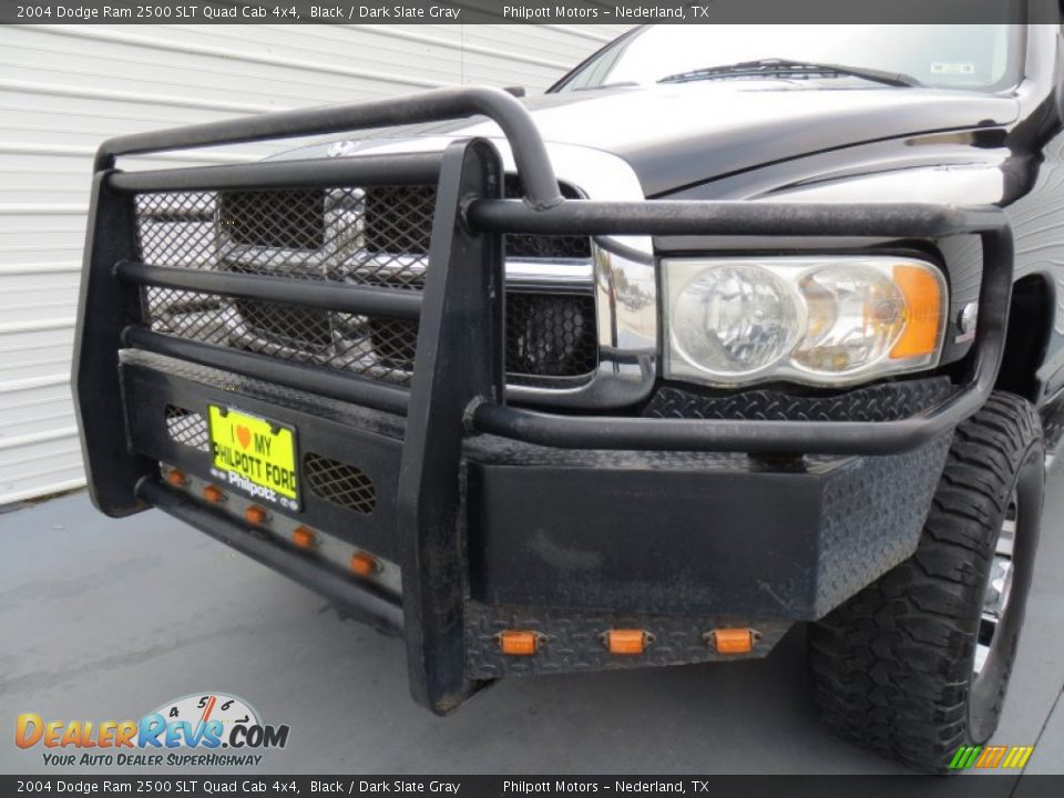 2004 Dodge Ram 2500 SLT Quad Cab 4x4 Black / Dark Slate Gray Photo #11