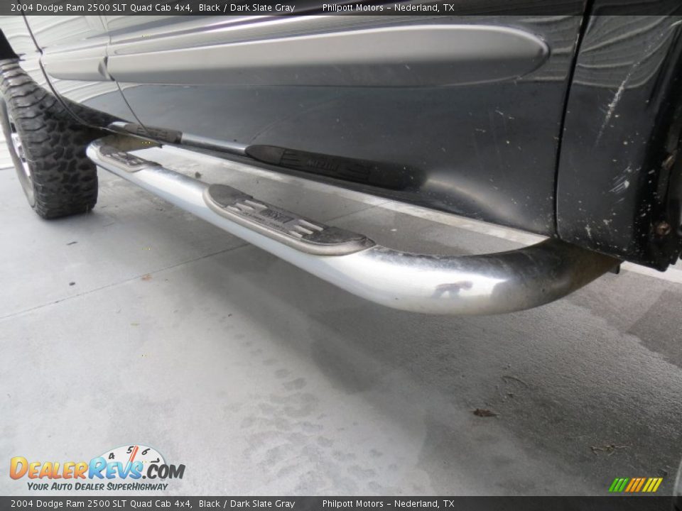 2004 Dodge Ram 2500 SLT Quad Cab 4x4 Black / Dark Slate Gray Photo #17