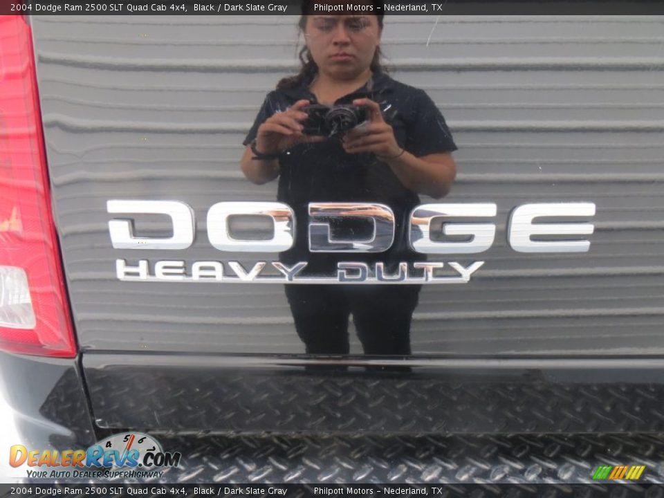2004 Dodge Ram 2500 SLT Quad Cab 4x4 Black / Dark Slate Gray Photo #21