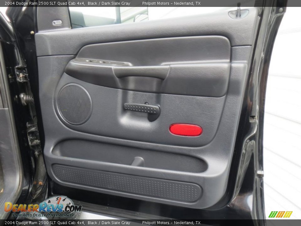 2004 Dodge Ram 2500 SLT Quad Cab 4x4 Black / Dark Slate Gray Photo #23