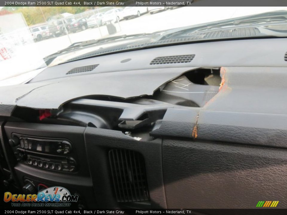 2004 Dodge Ram 2500 SLT Quad Cab 4x4 Black / Dark Slate Gray Photo #26