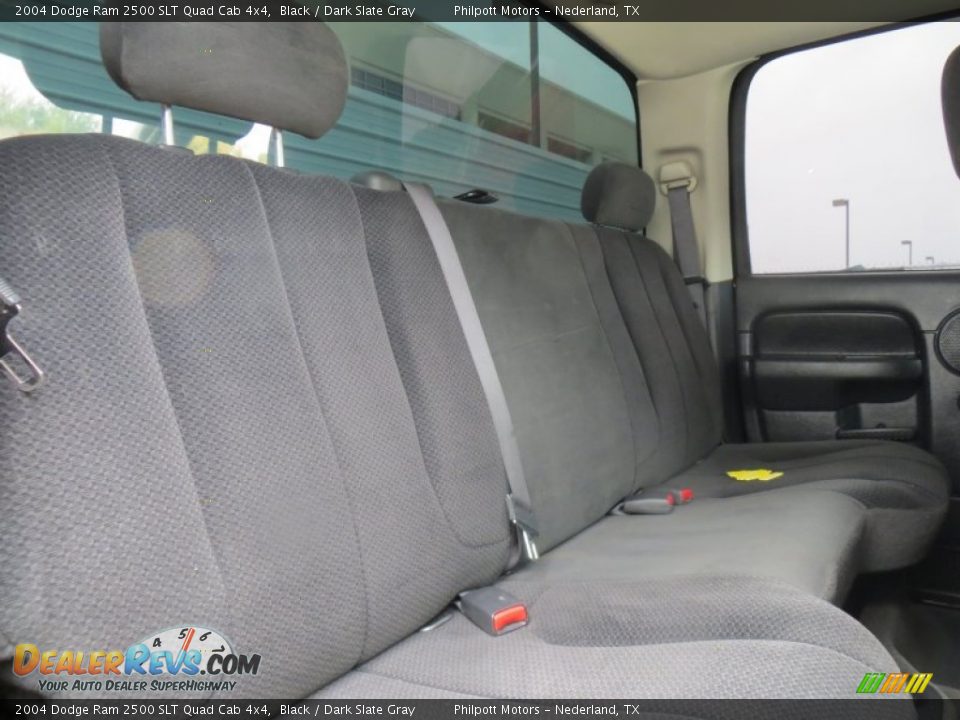 2004 Dodge Ram 2500 SLT Quad Cab 4x4 Black / Dark Slate Gray Photo #29