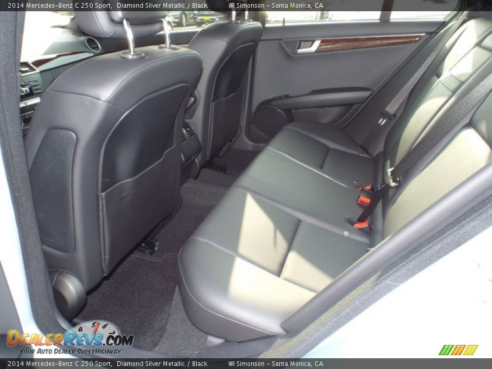 2014 Mercedes-Benz C 250 Sport Diamond Silver Metallic / Black Photo #8