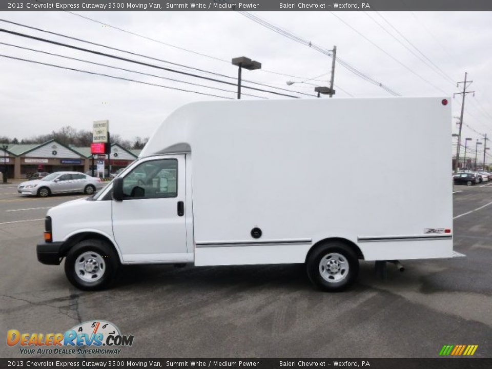 2013 Chevrolet Express Cutaway 3500 Moving Van Summit White / Medium Pewter Photo #1