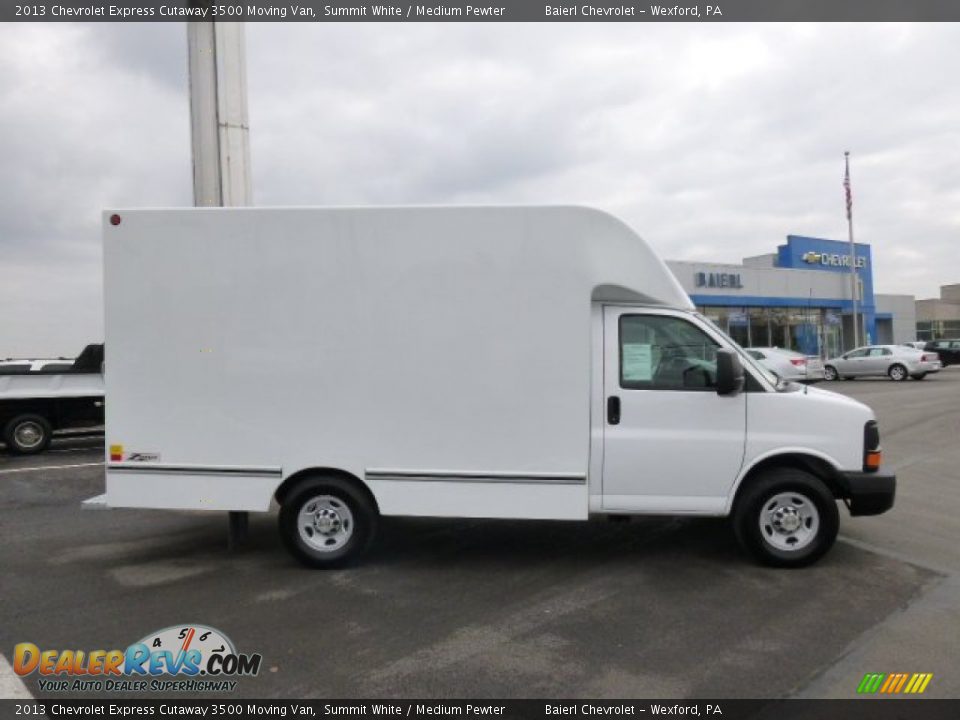 2013 Chevrolet Express Cutaway 3500 Moving Van Summit White / Medium Pewter Photo #5