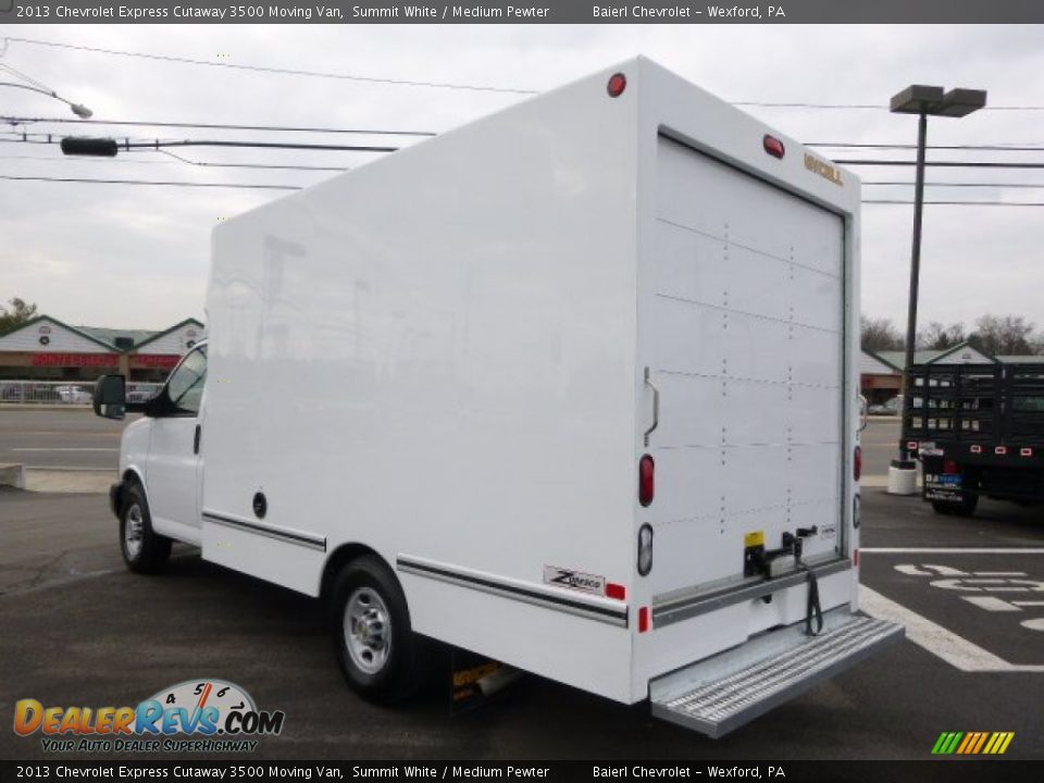 2013 Chevrolet Express Cutaway 3500 Moving Van Summit White / Medium Pewter Photo #8